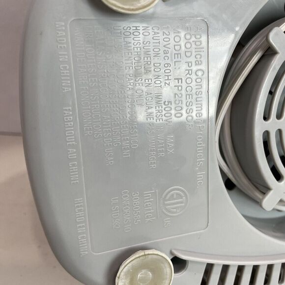 BLACK & DECKER FP2500 FOOD PROCESSOR Base Motor Replacement Part‎ - Picture 7 of 7